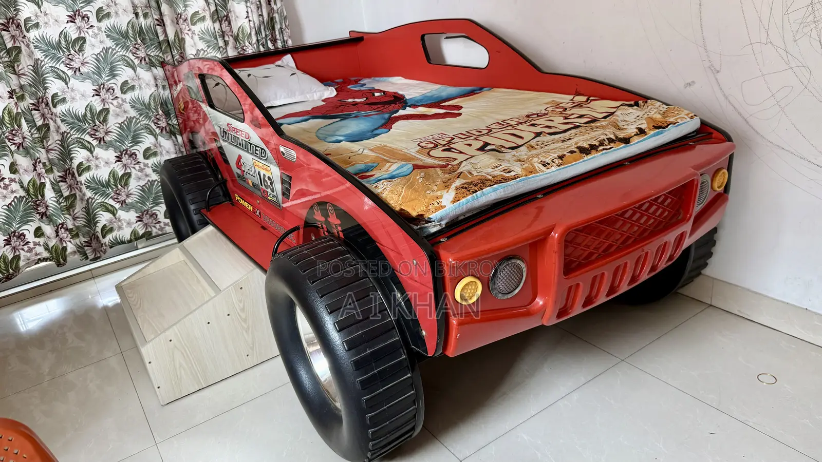 Imported Kids Car Bed With Mattress Toshok | Excellent Condition