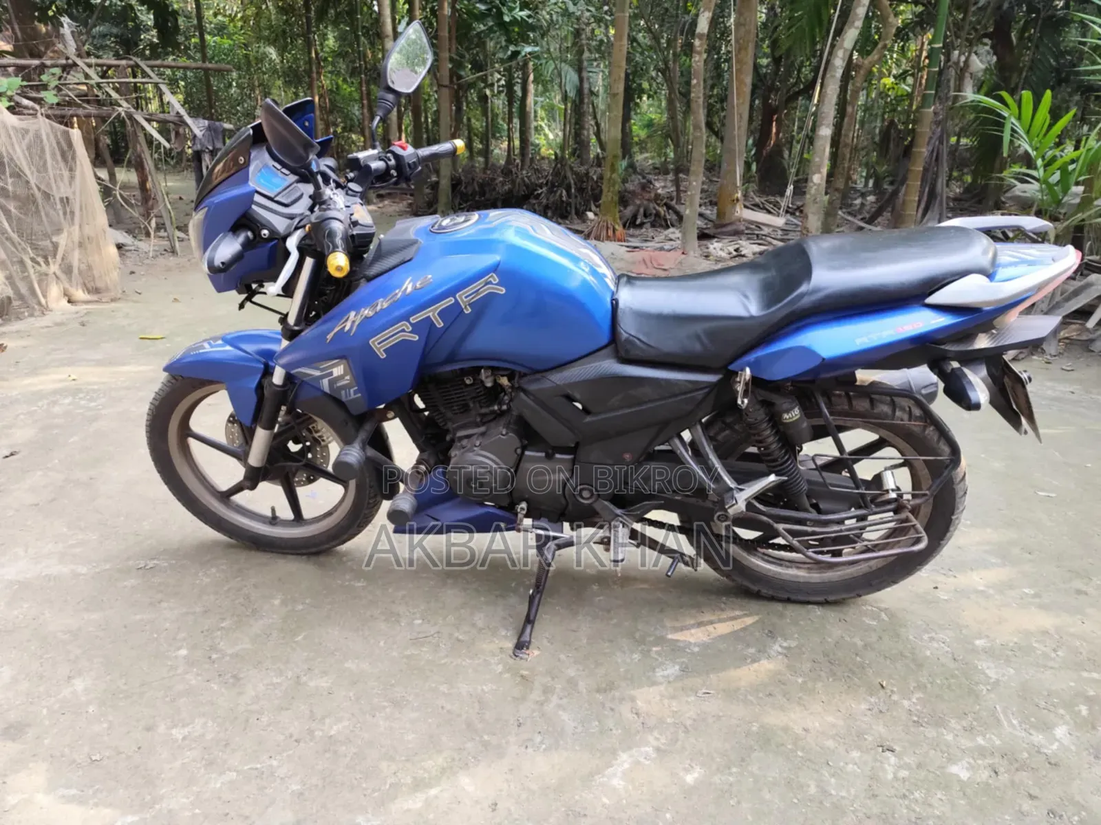 TVS Apache RTR 160 2V 2017 Blue