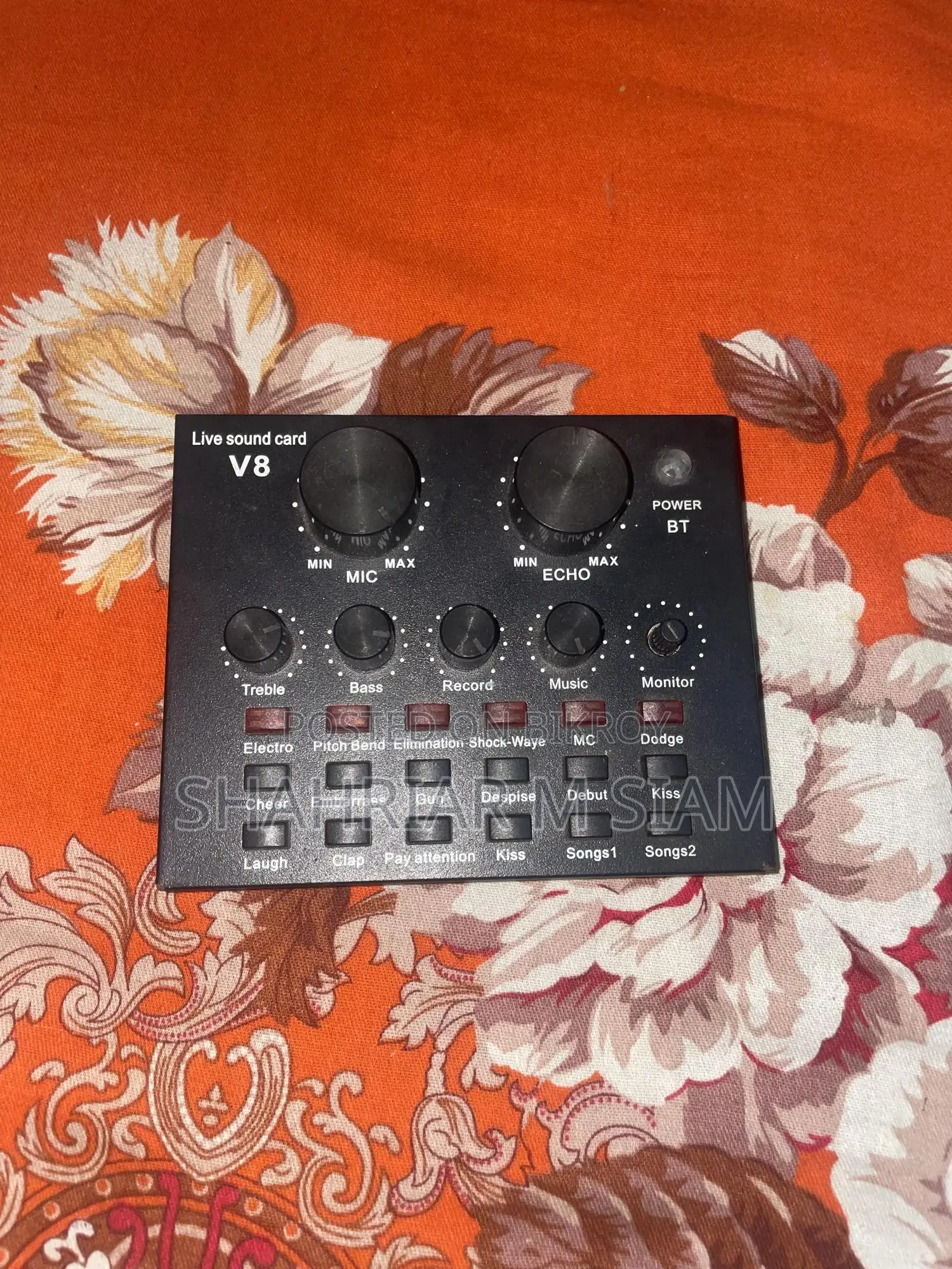 Bm 800 Microphone,V8 Sound Card, Mountain Gaming Headphone
