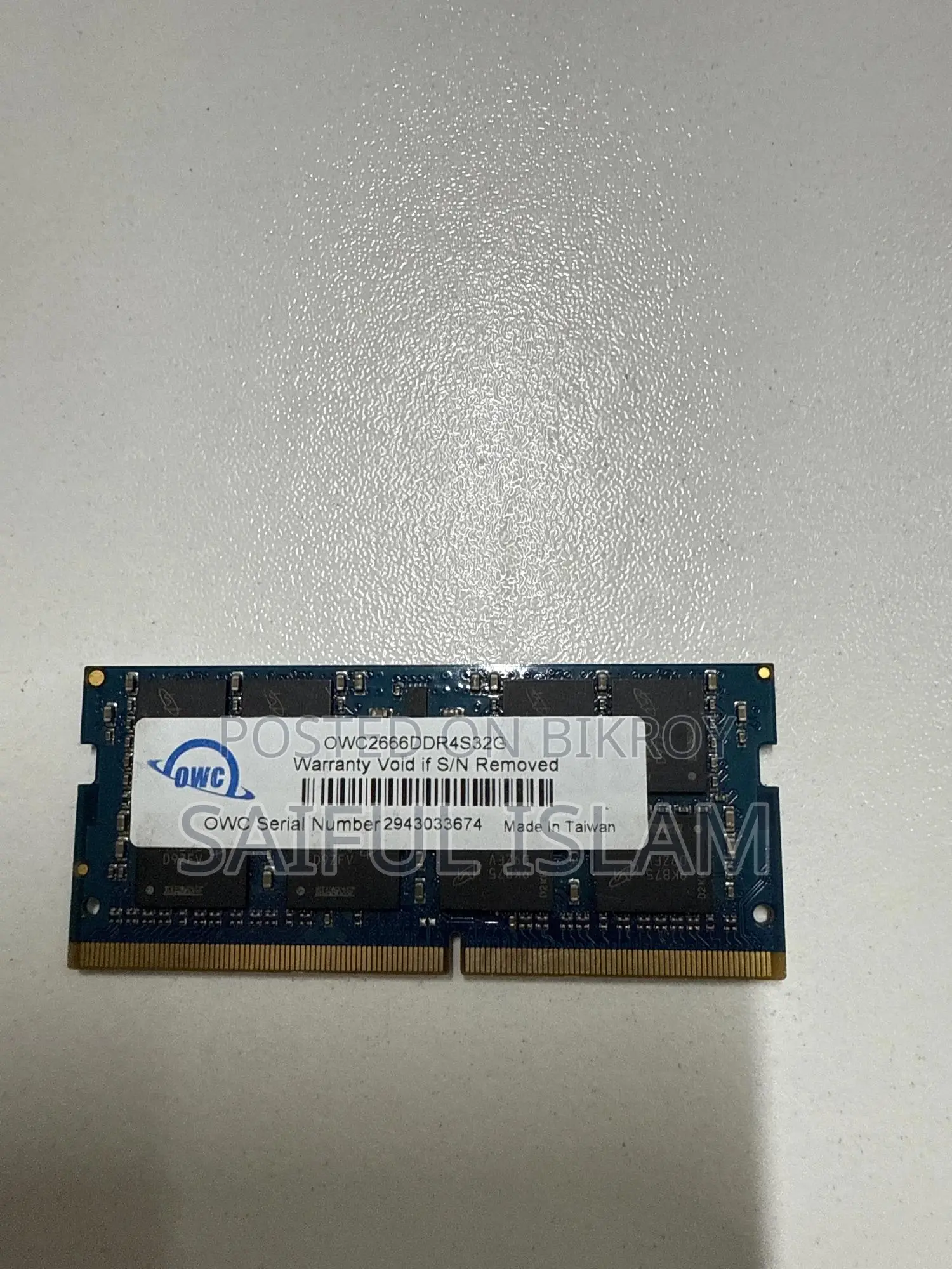 Owc 32gb Ddr4 2666mhz So-Dimm — iMac/Mac Mini Compatible