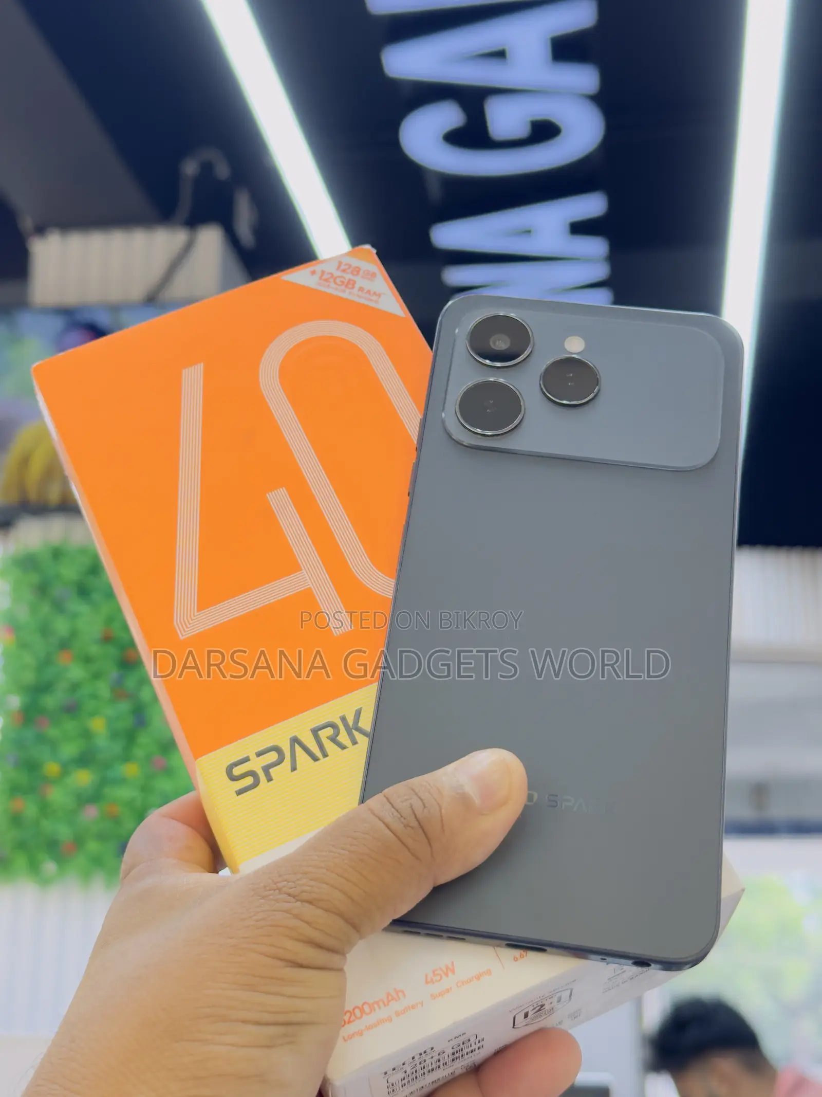 Tecno Spark 40 128 GB Black