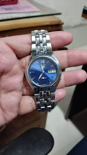 Seiko 5 Automatic Snk319 ''Blue Dial'' 7s26-01t0 Japan Made Mens Watch
