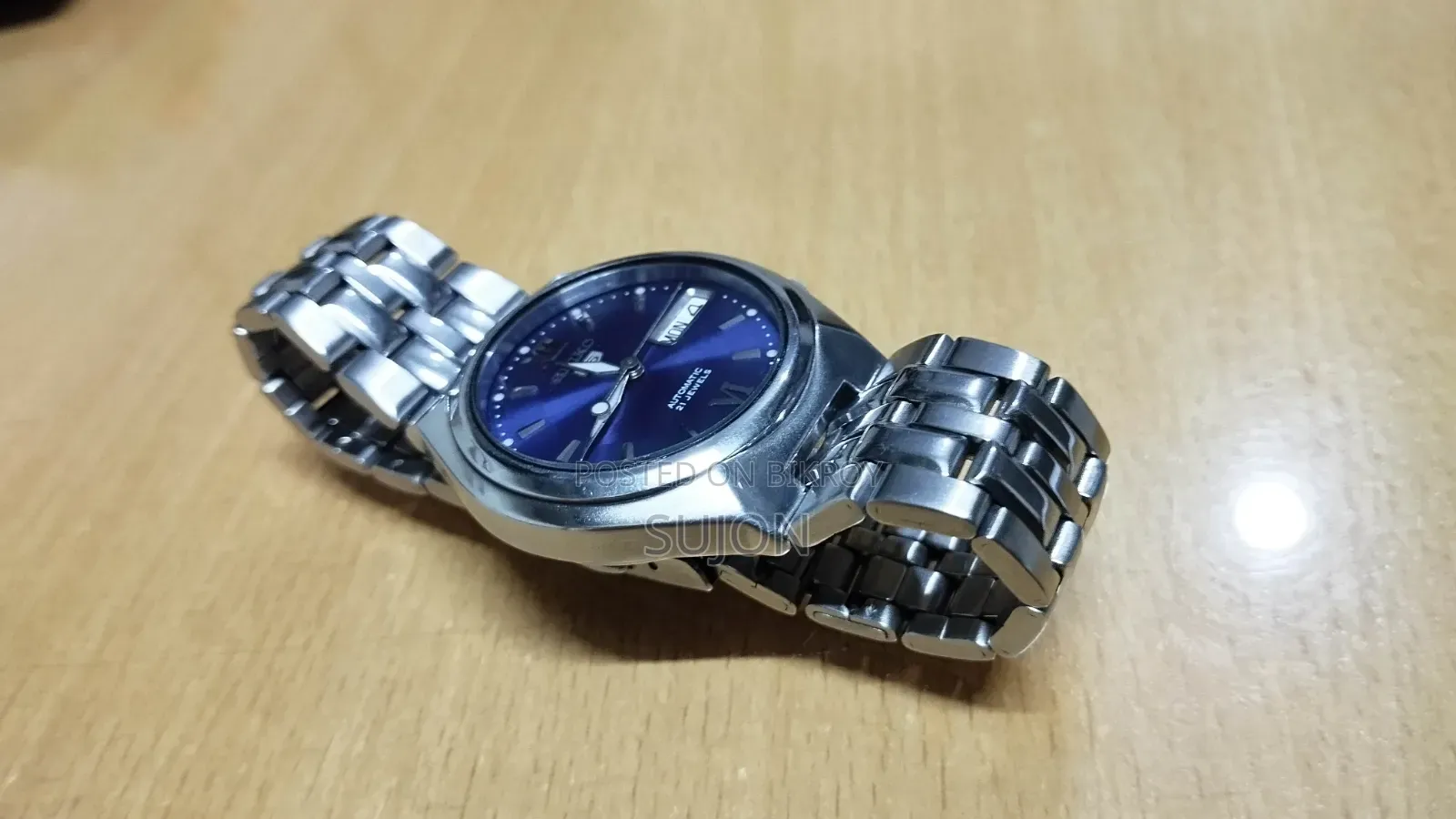 Seiko 5 Automatic Snk319 ''Blue Dial'' 7s26-01t0 Japan Made Mens Watch