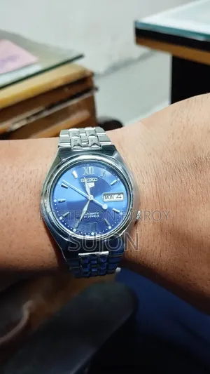 Seiko 5 Automatic Snk319 ''Blue Dial'' 7s26-01t0 Japan Made Mens Watch