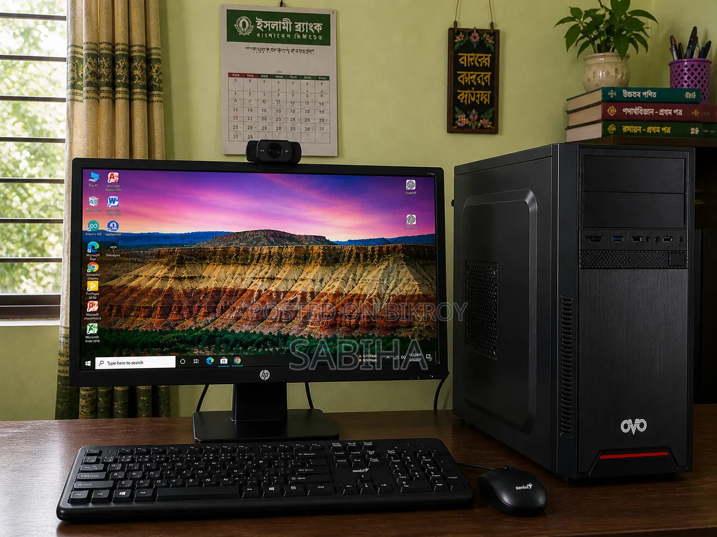 Desktop Computer HP 8GB Intel Core I5 SSD 128GB