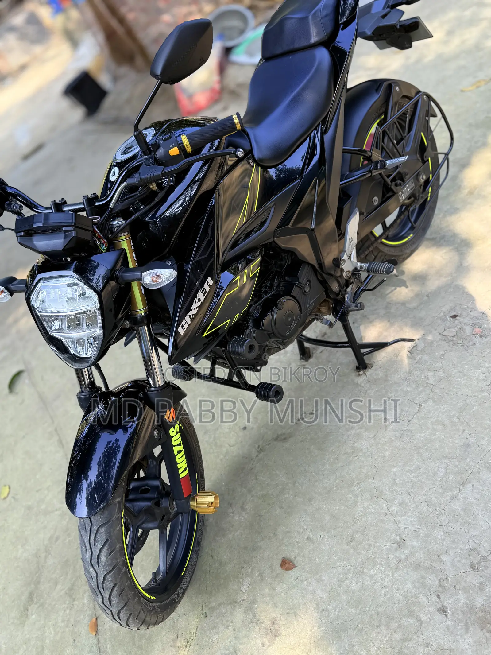 Suzuki Gixxer Monotone 2024 Black