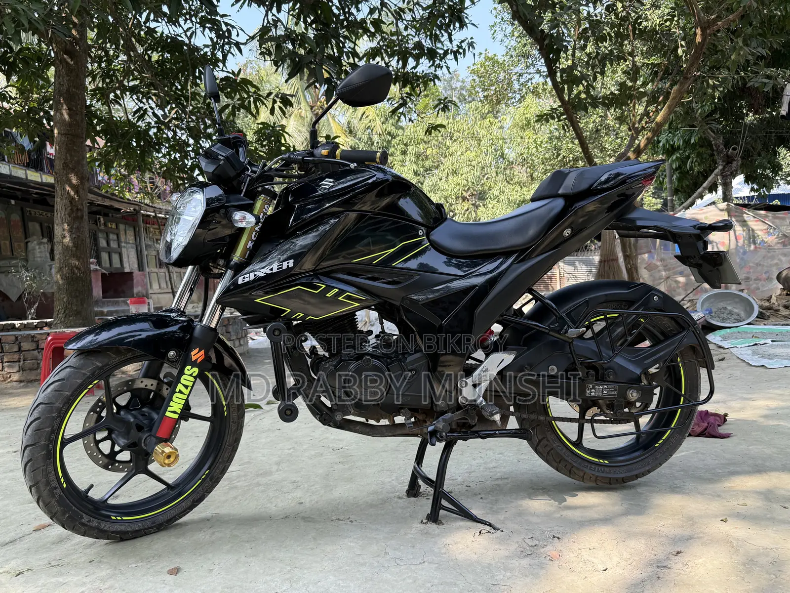 Suzuki Gixxer Monotone 2024 Black