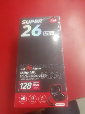 নতুন Itel Super 26 Ultra 128 GB Black