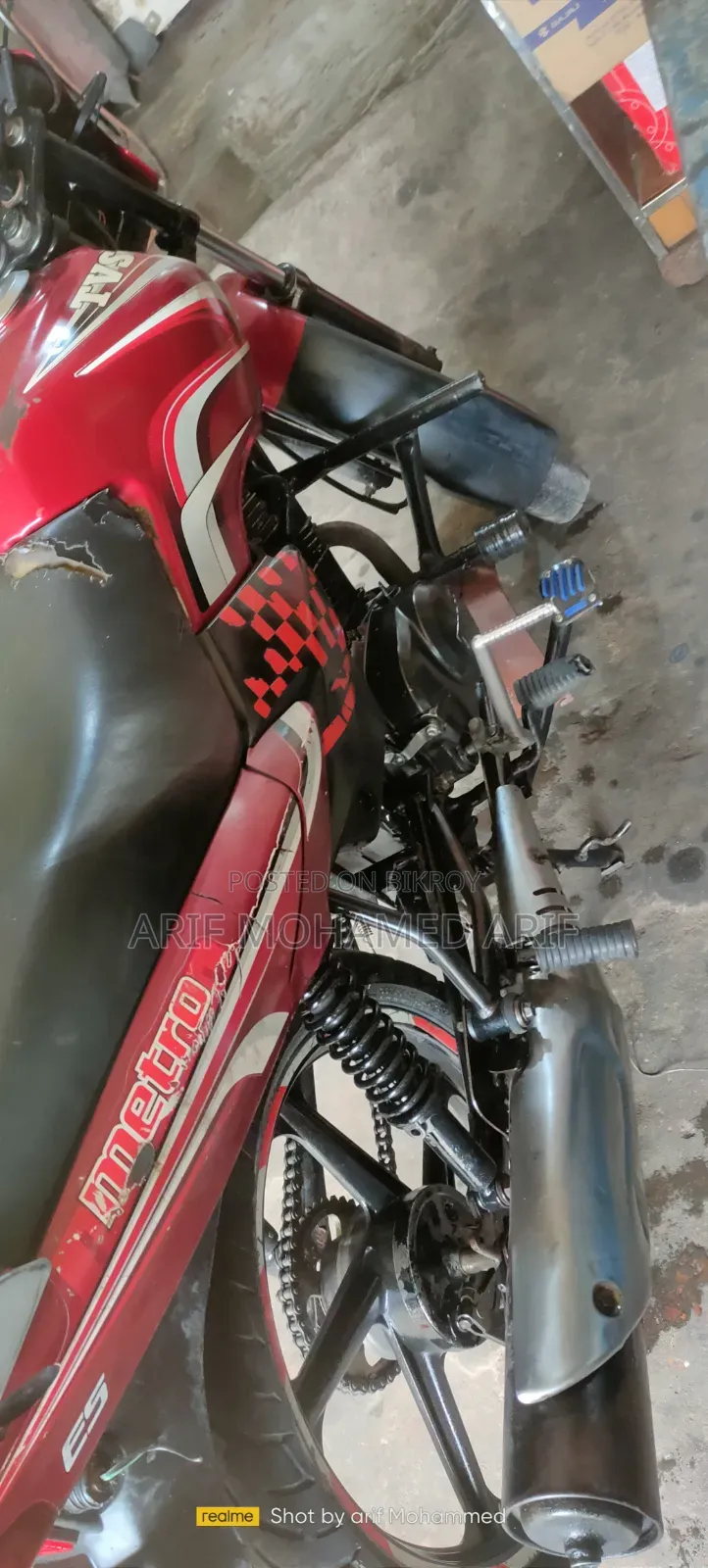 TVS Metro 2024 Red