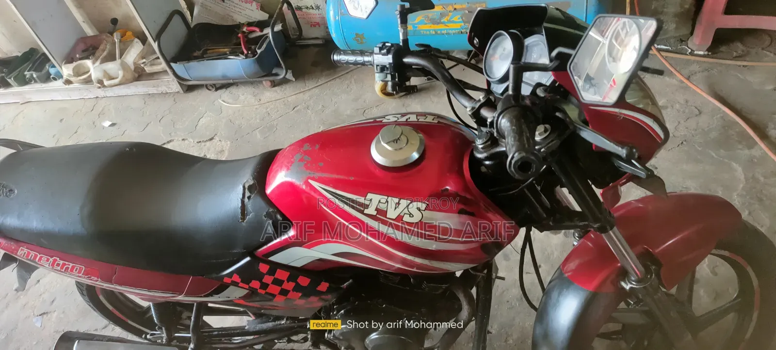 TVS Metro 2024 Red
