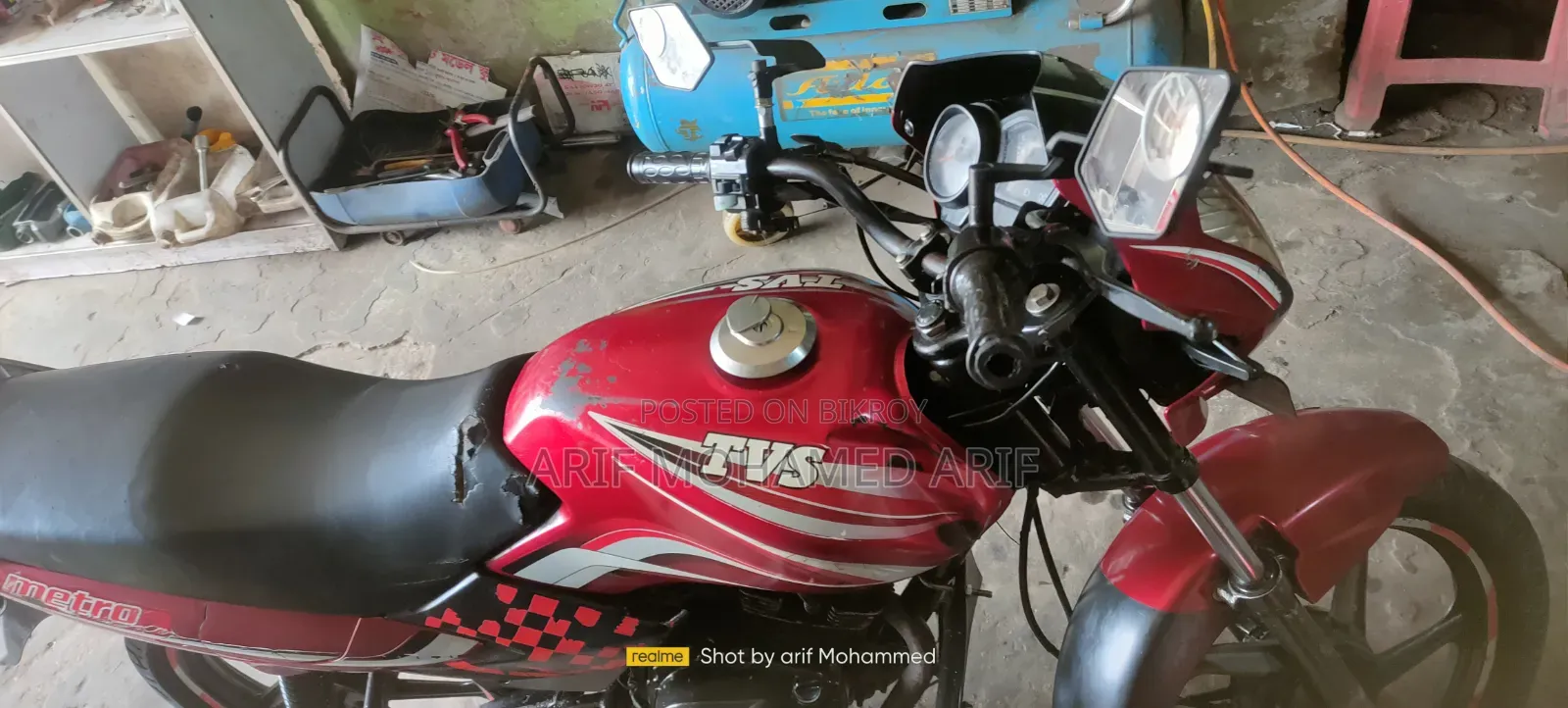 TVS Metro 2024 Red
