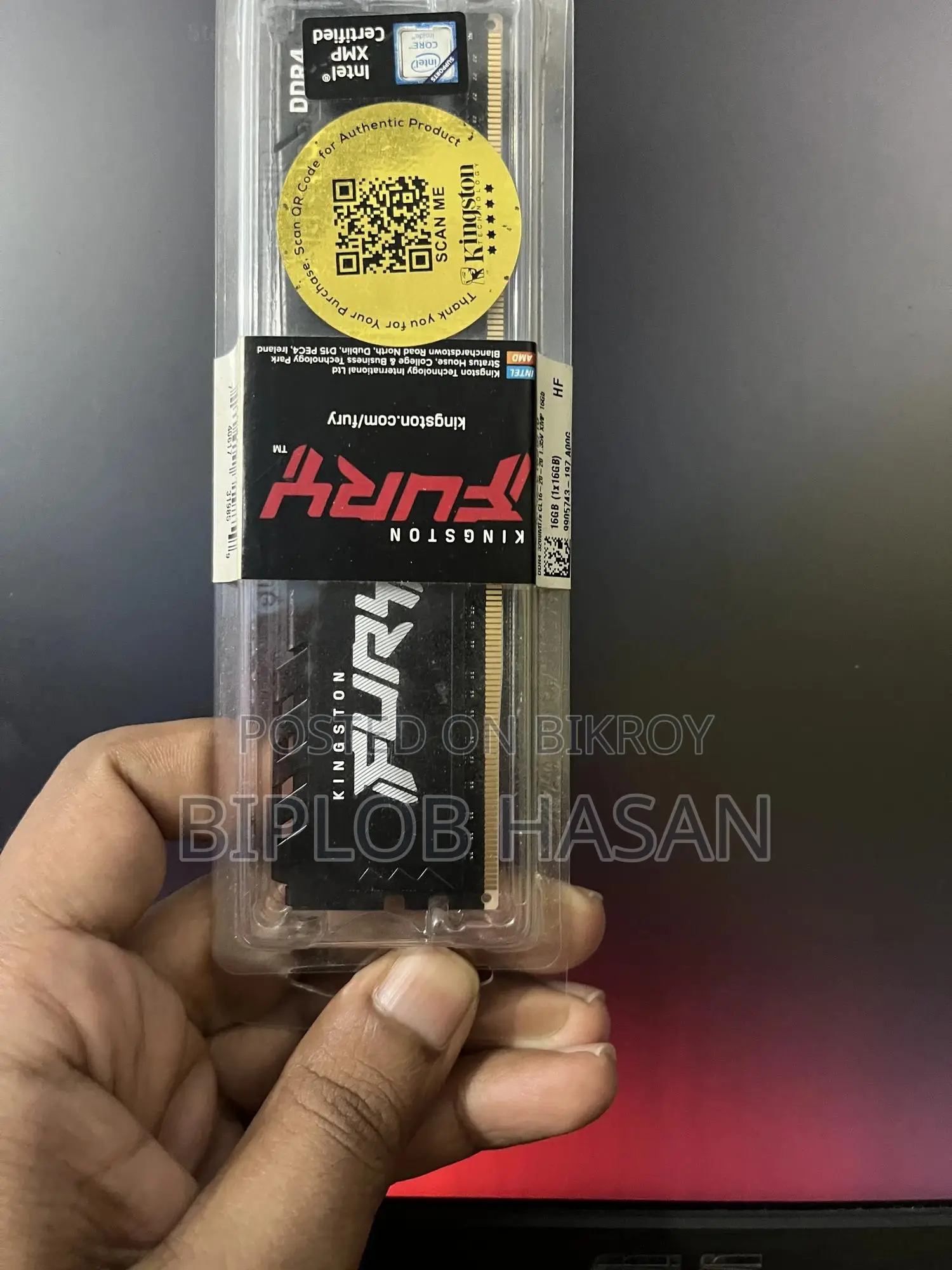 Kingston Fury Beast 16GB RAM