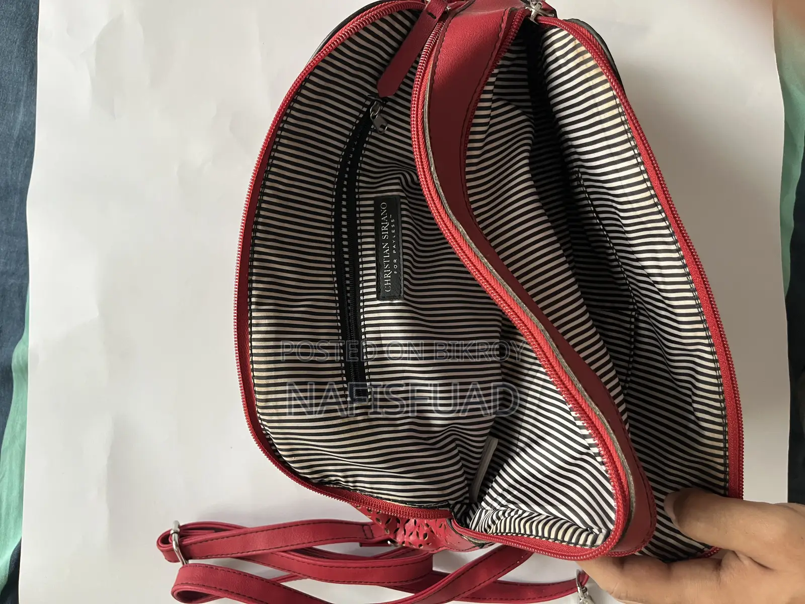 Bright Red Hand Bag