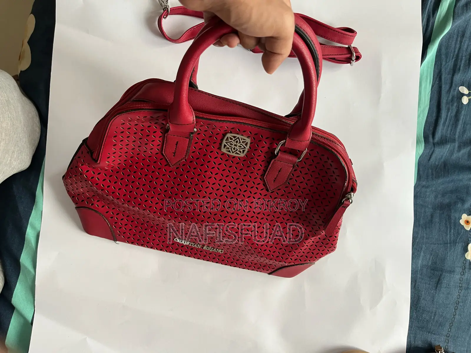 Bright Red Hand Bag