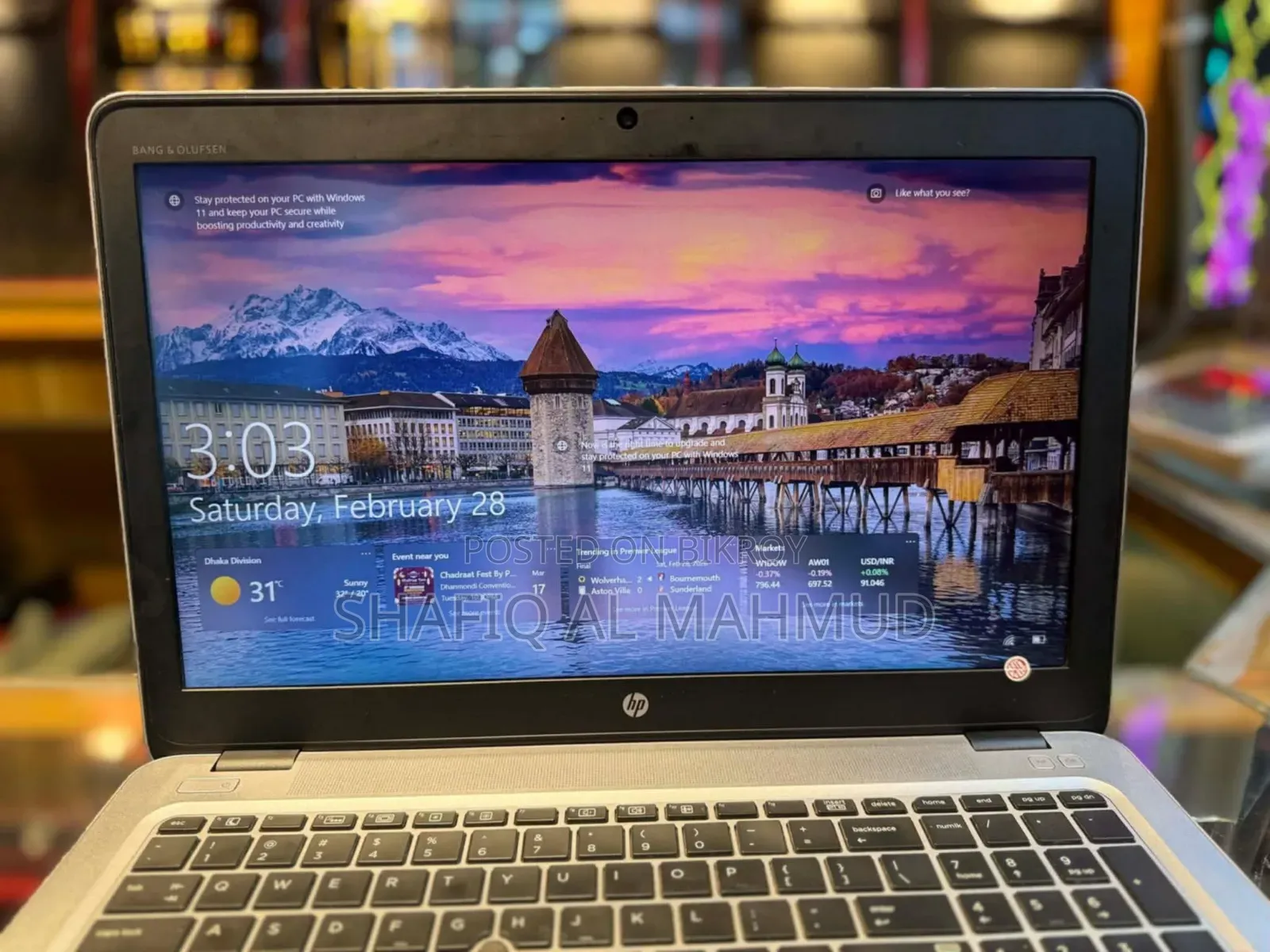 Laptop HP EliteBook 850 G3 8GB Intel Core i5 SSD 256GB
