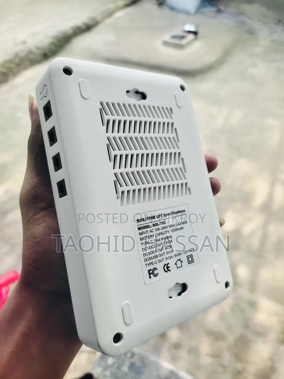 Solitine 702 Mini UPS 12000mah