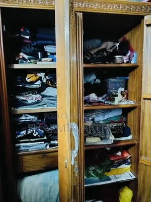 Korai Wood 3-Drawer Almirah for Sale