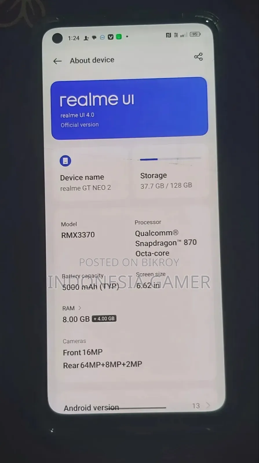 Realme GT Neo2 128 GB Green
