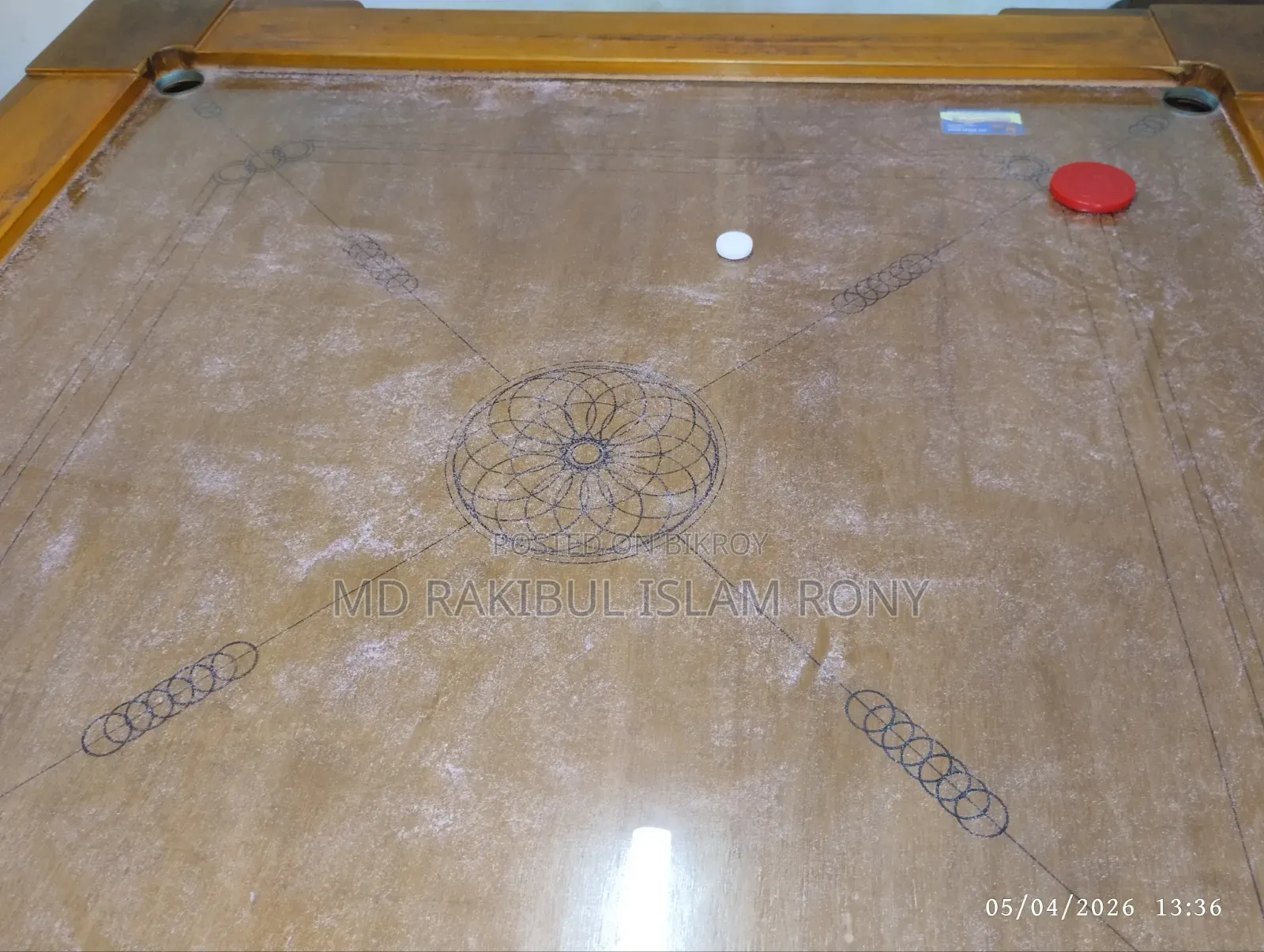 Glass Carrom Board