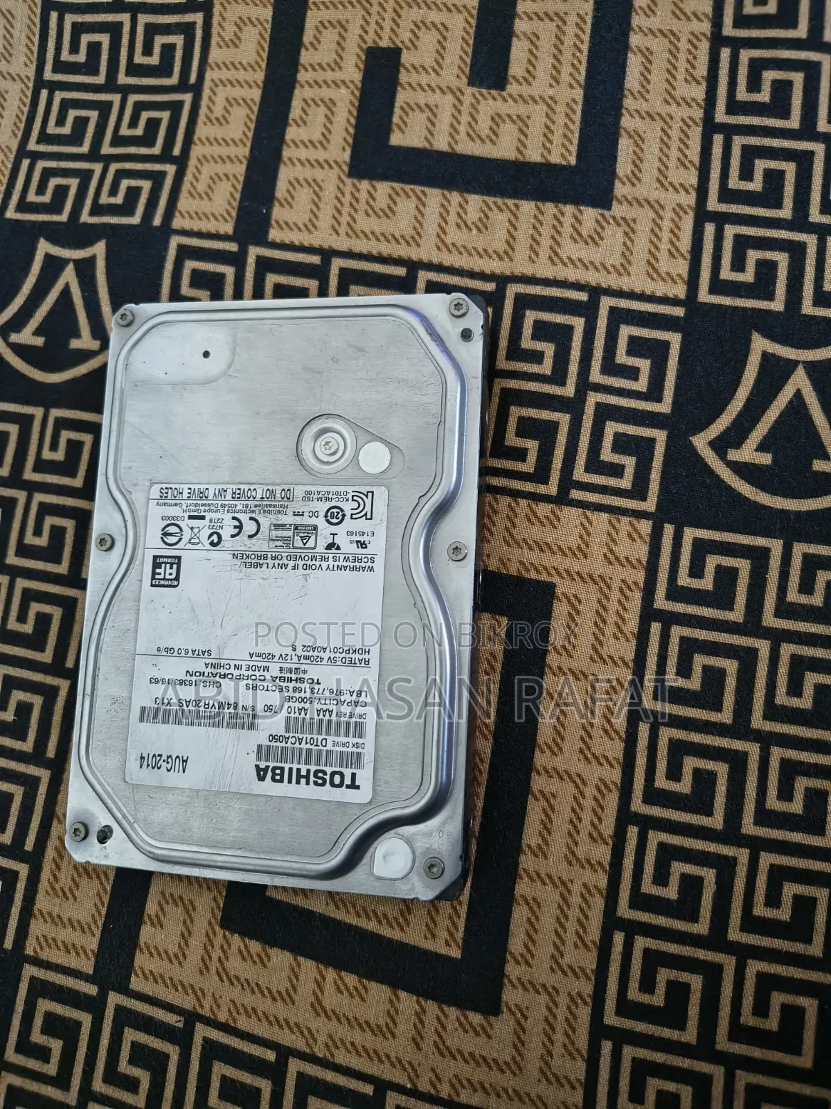 Toshiba Disk Drive.