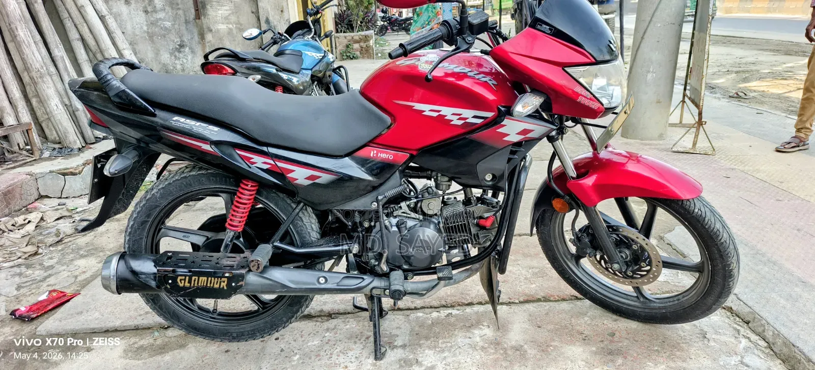 Hero Glamour BS4 2021 Red
