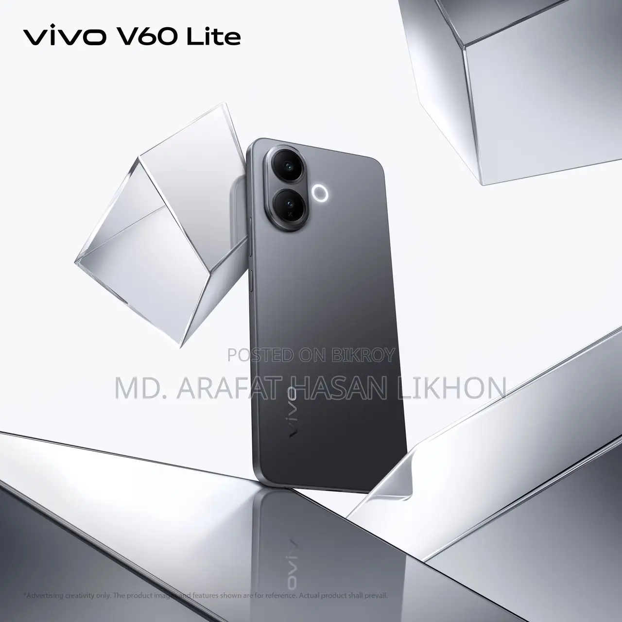 New Vivo V60 Lite 4G 256 GB Black