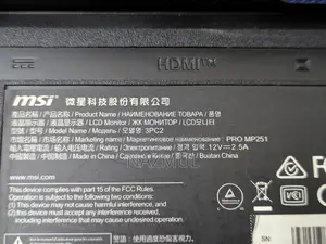 Msi Pro Mp 251 With Warranty