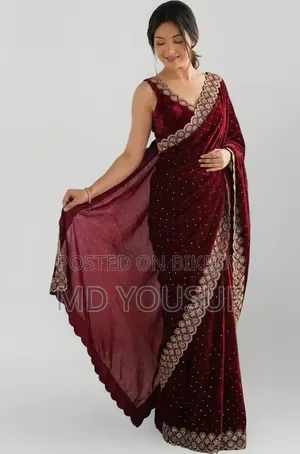 Stone Work Saree