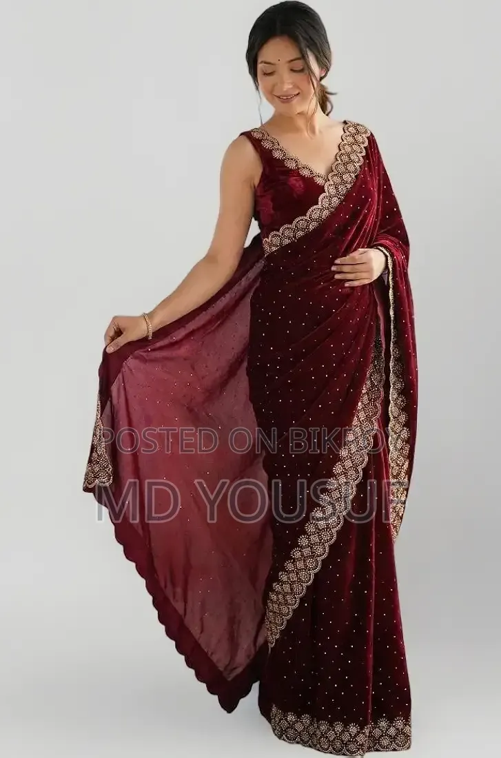 Stone Work Saree