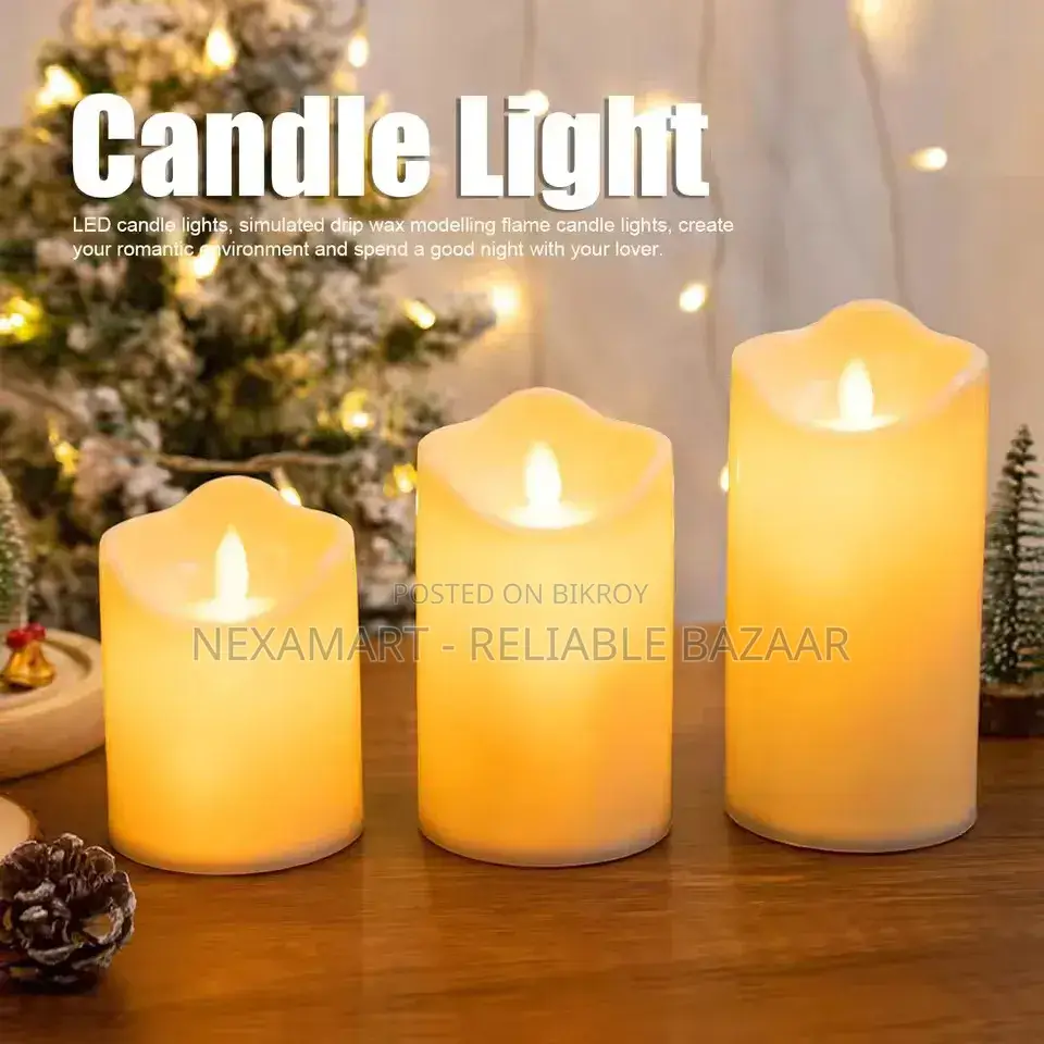 LED Candle Light | Multiple Sizes | Safe Decorative | Limited Stock