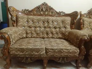 Burma Teak Wood Sofa for Sale