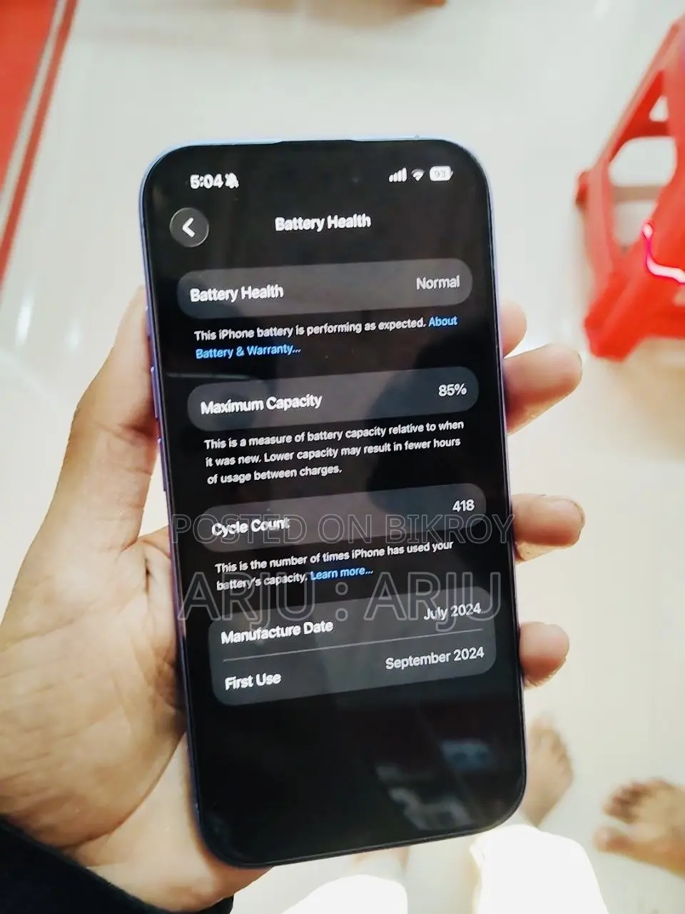Apple iPhone 16 128 GB Blue
