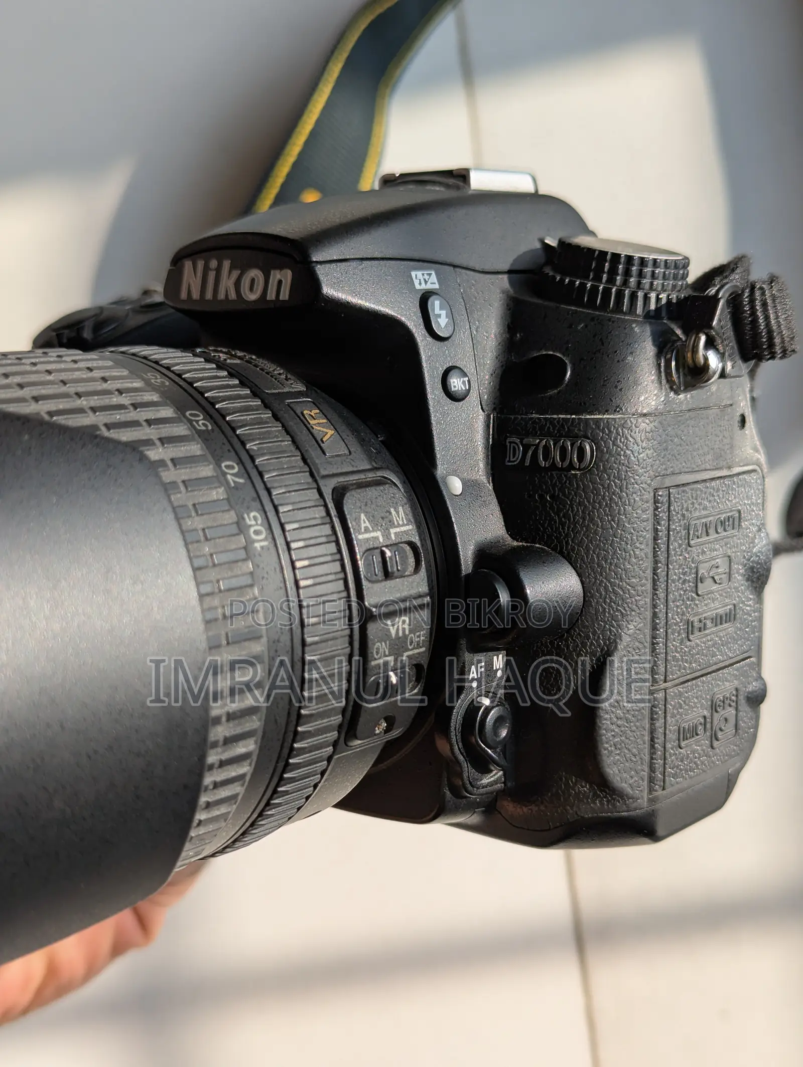 Nikon D7000 DSLR Camera With Nikkor Af-S 18-105mm F/3.5-5.6g Ed Vr
