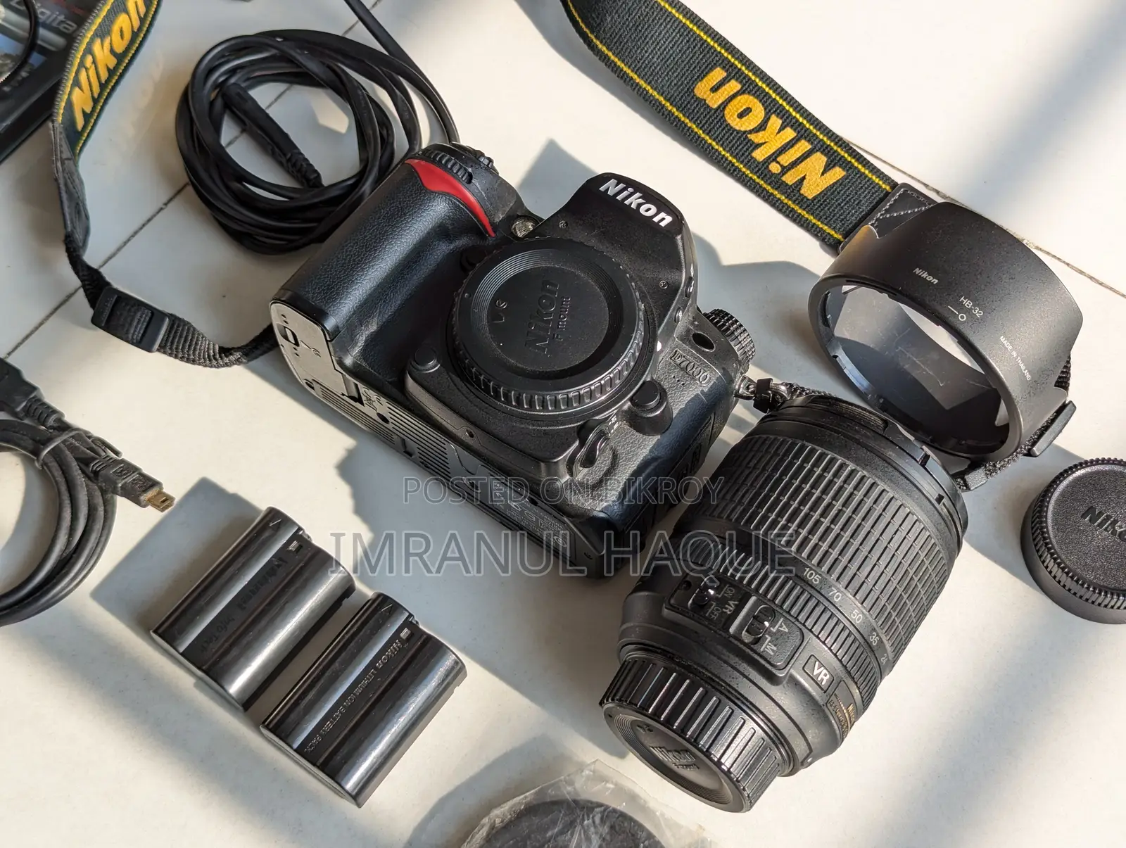 Nikon D7000 DSLR Camera With Nikkor Af-S 18-105mm F/3.5-5.6g Ed Vr