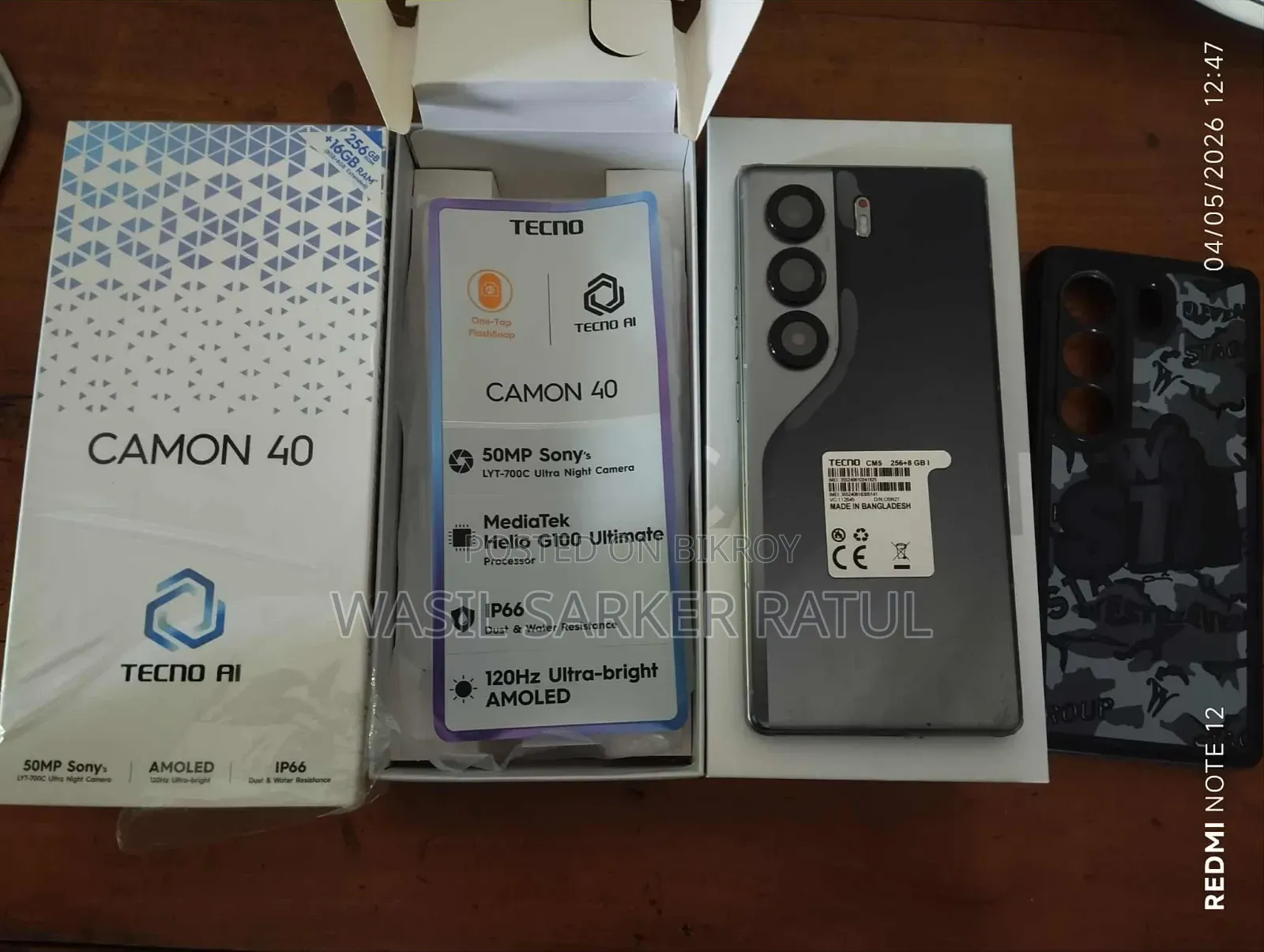 Tecno Camon 40 256 GB Gray