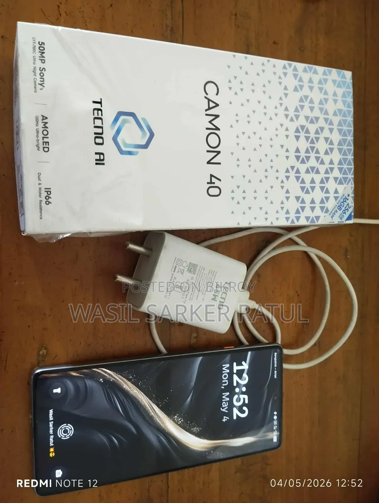 Tecno Camon 40 256 GB Gray