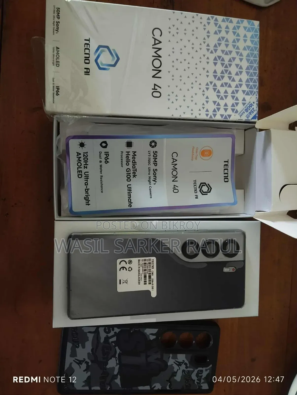 Tecno Camon 40 256 GB Gray