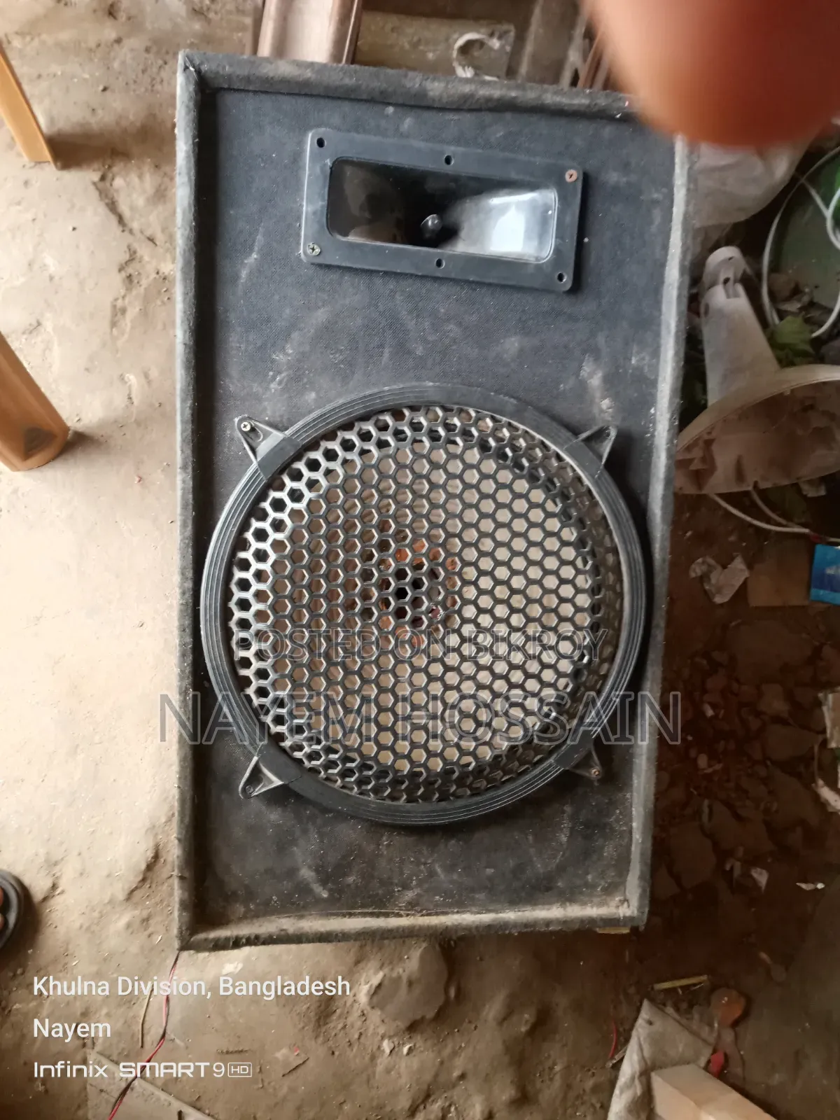 12" Dynamic Speaker+ Cabin + Twiter+ 2 Transition Amplifier