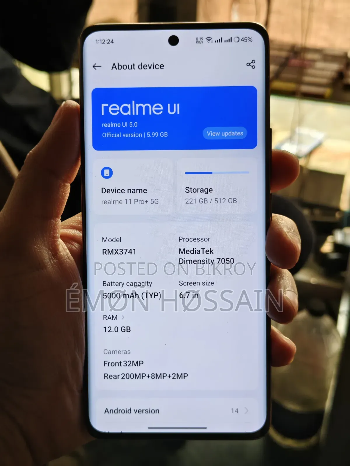 Realme 11 Pro+ 512 GB White