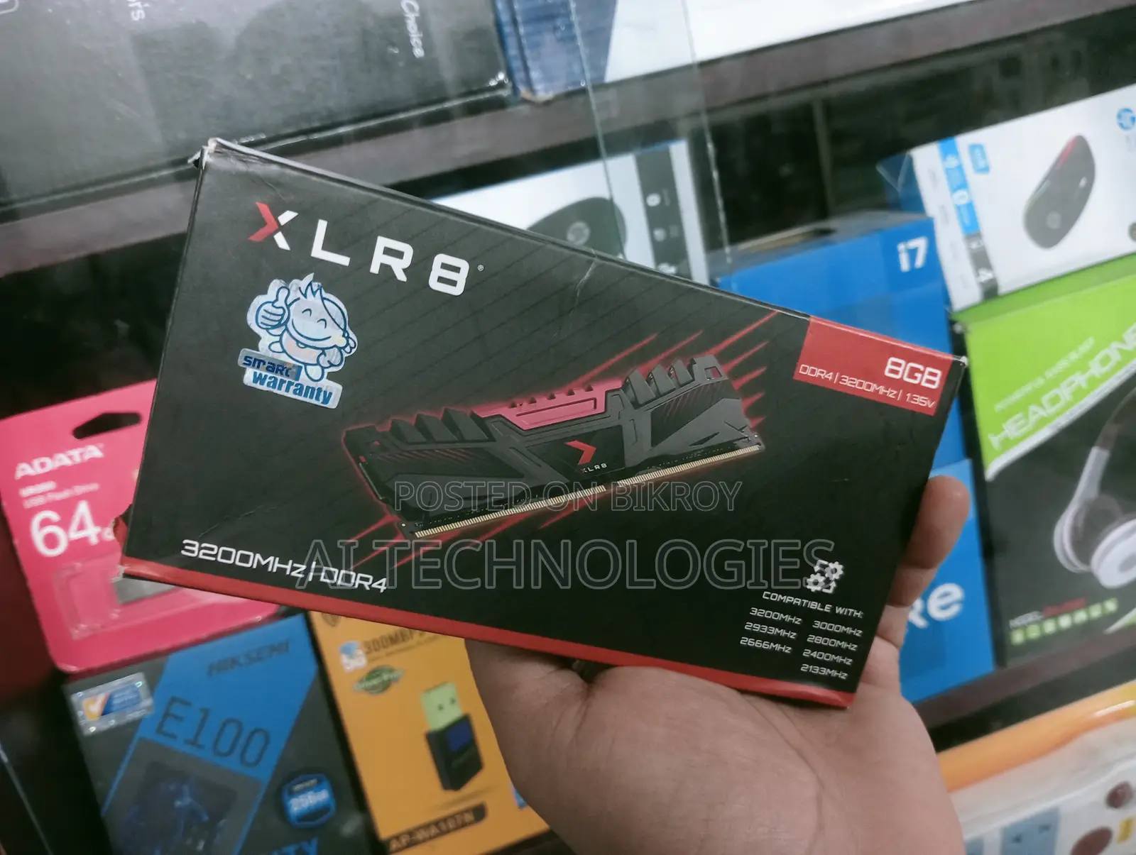 Pny Xlr8 Gaming 8gb Ddr4 3200mhz Desktop Ram