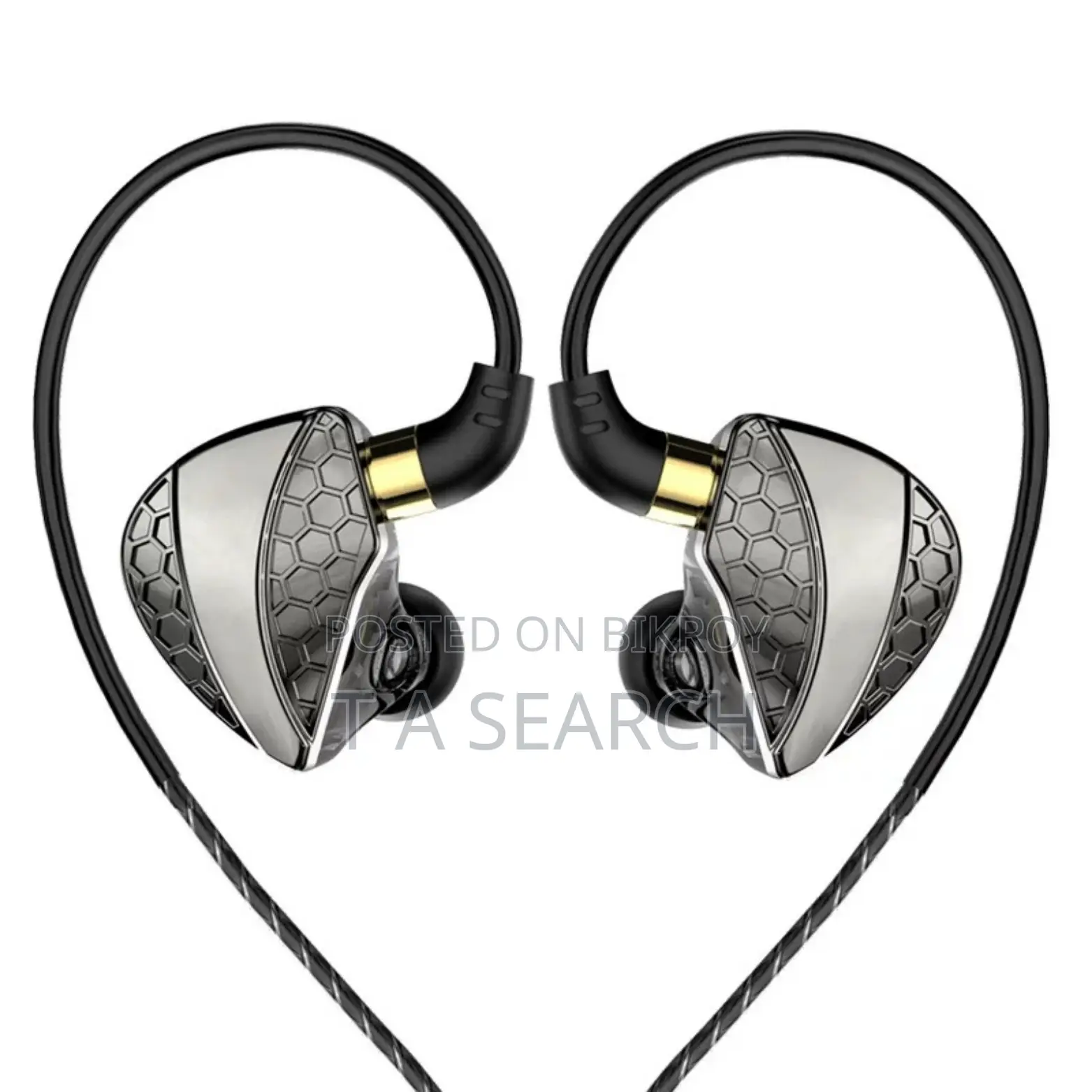 Original Qkz Hi6t Ear-hook Headphones With Free Premium Earphone Box
