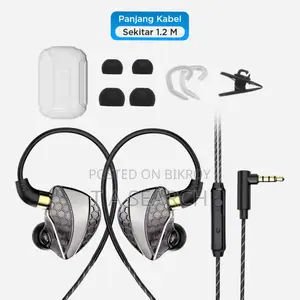 Original Qkz Hi6t Ear-hook Headphones With Free Premium Earphone Box