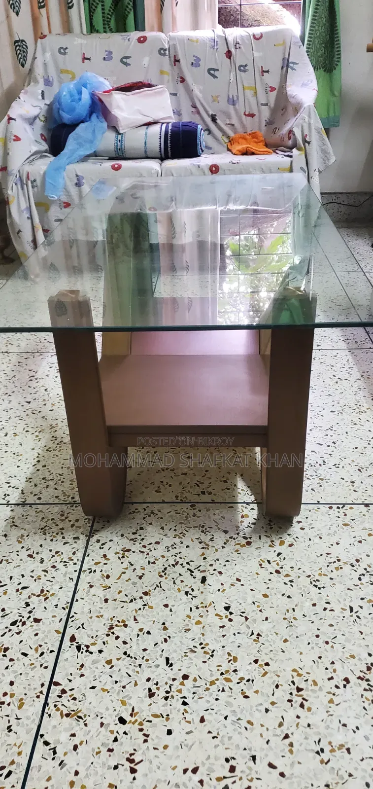 Hatil Center Table With Glass