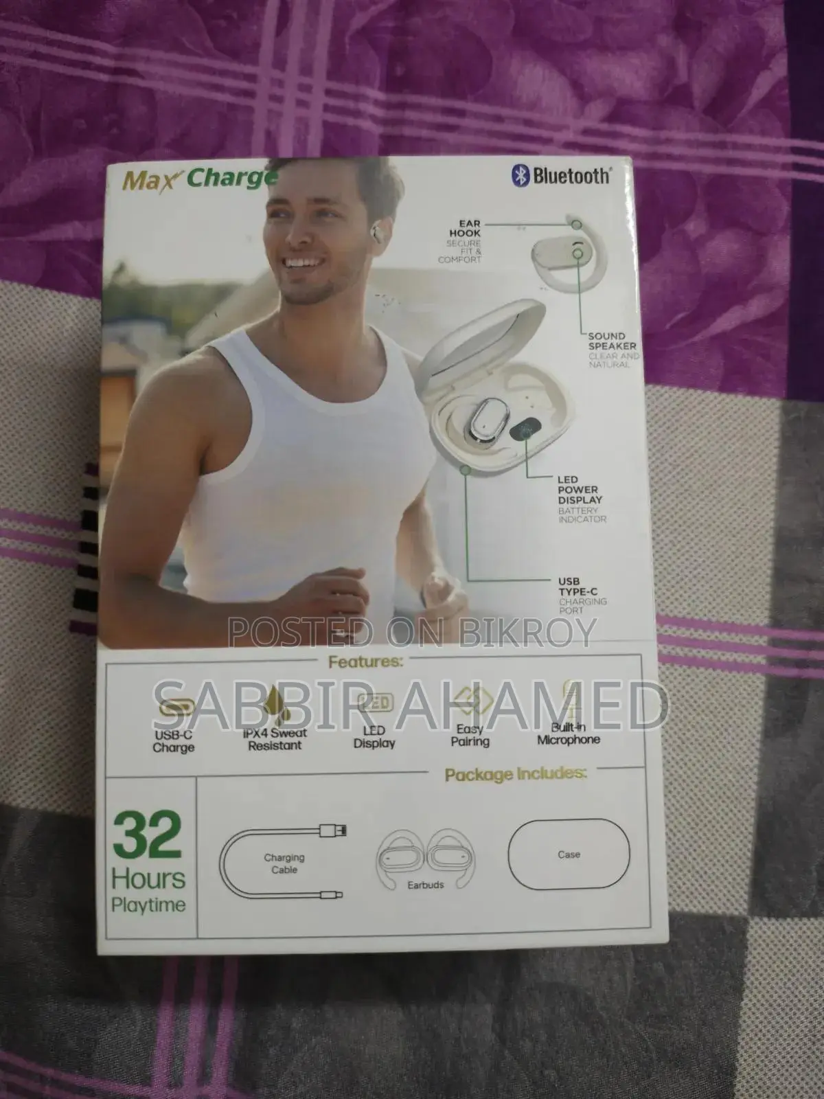 Headphone brought from America in 100/100 condition. Used for 10 days