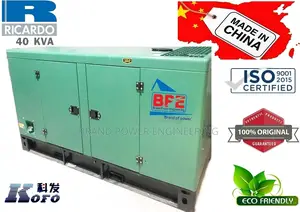 40kva Ricardo Diesel Generator With Imported Soundproof Canopy