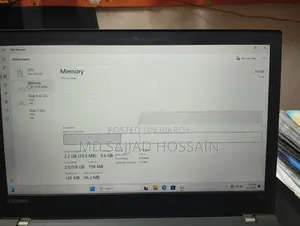 Laptop Lenovo ThinkPad T20 8GB Intel Core I5 SSD 256GB