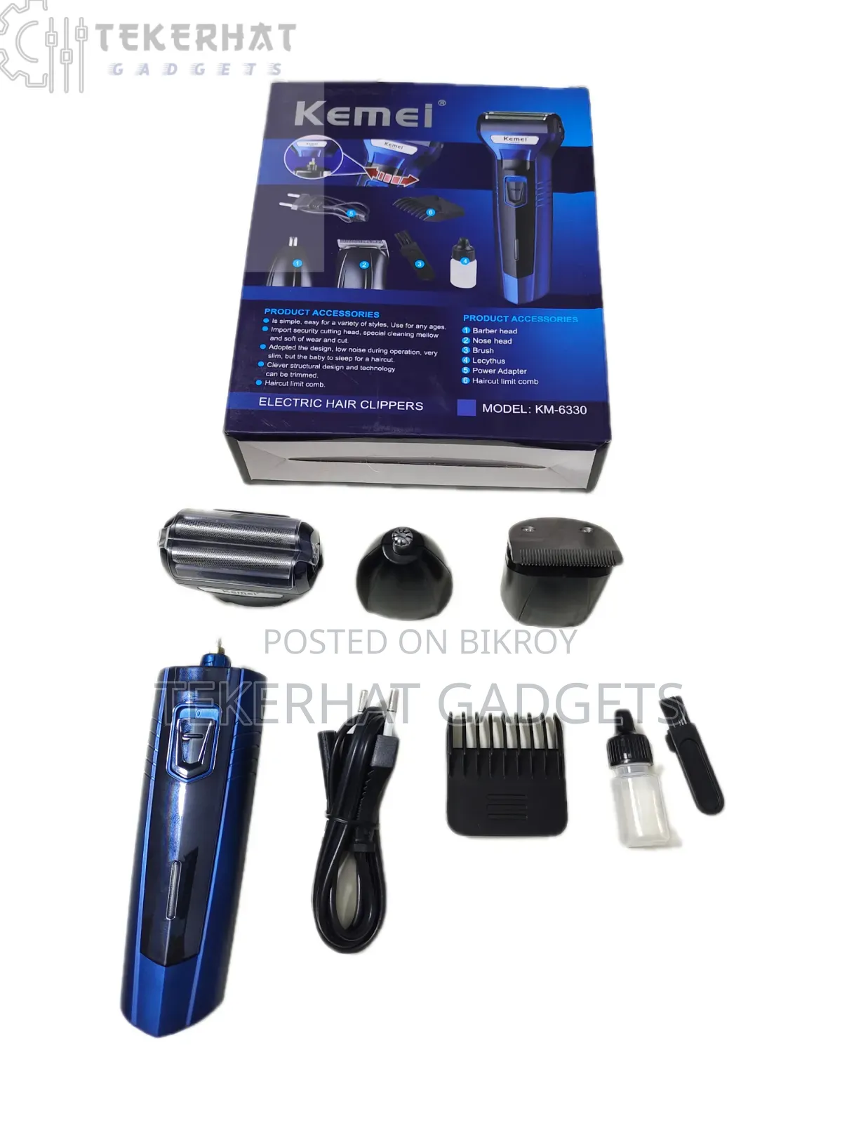 Kemei 3in1 Trimmer. Multifunctional. Premium Built Quality