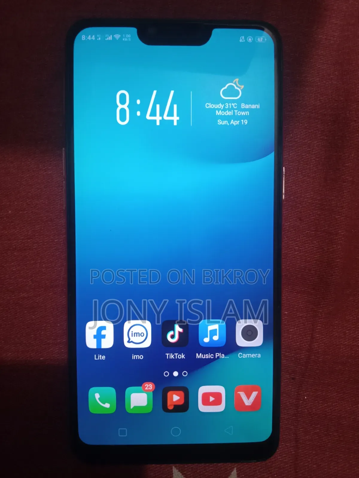 Oppo A3s 64 GB Pink