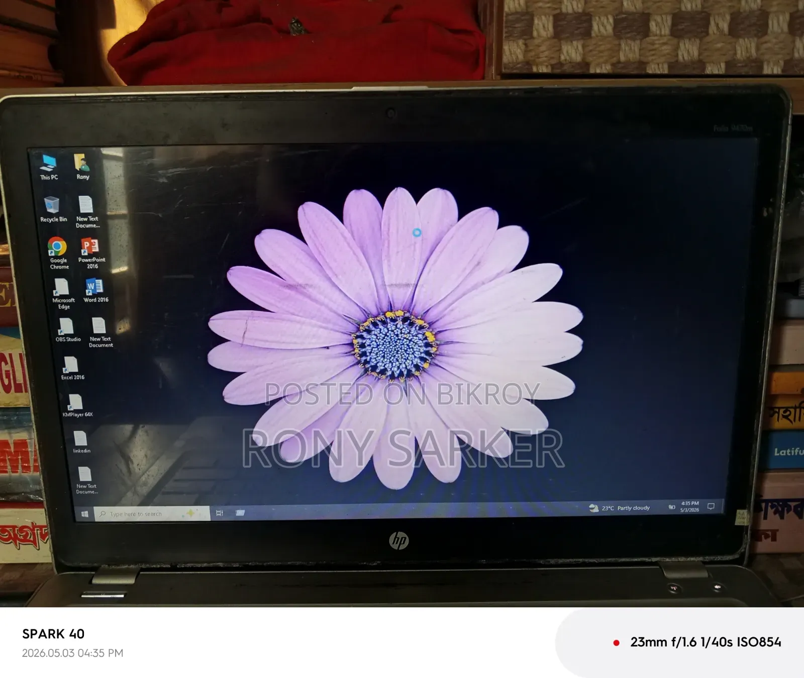 Laptop HP EliteBook Folio 9470M 4GB Intel Core I7 HDD 500GB