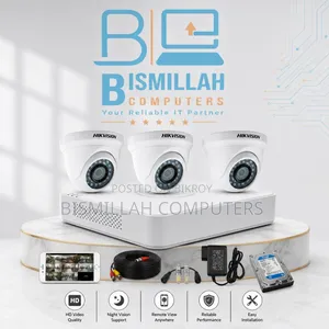   Hikvision (3 Camera) CCTV Full Package